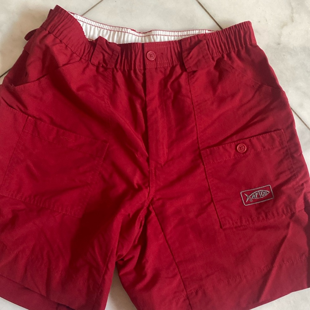 Aftco red shorts size 32